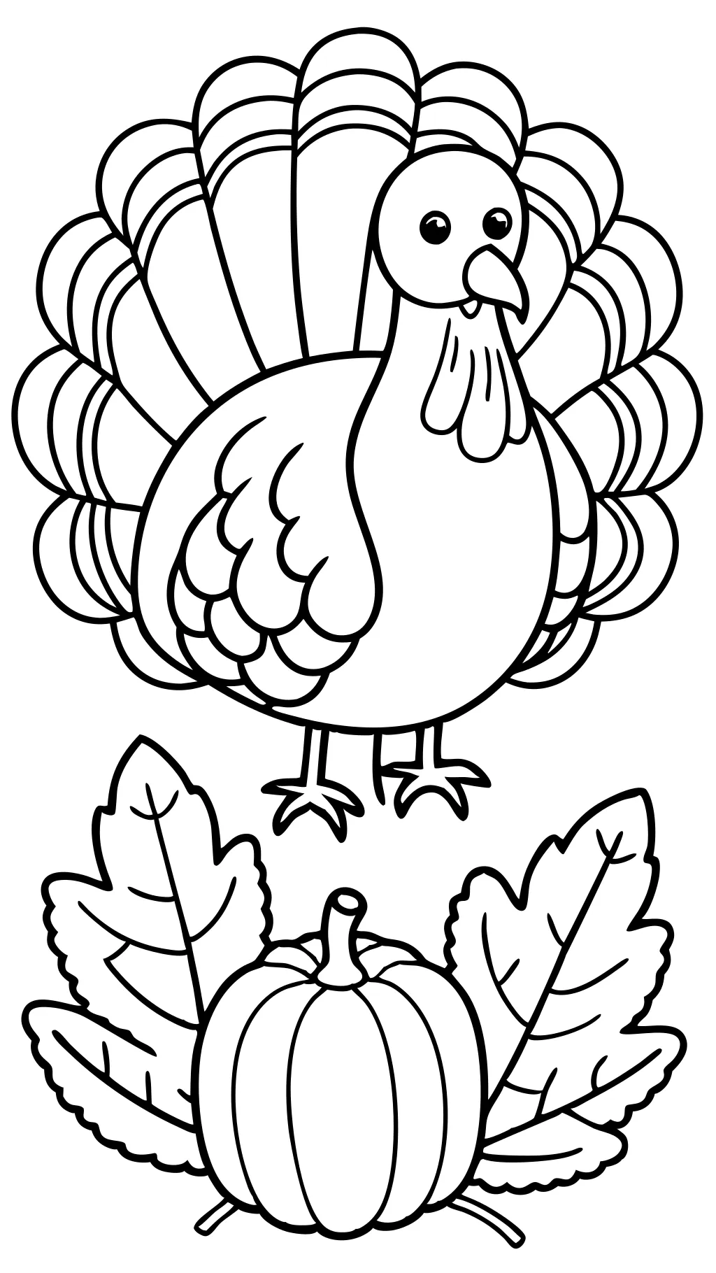 coloriages pour les dindes de Thanksgiving